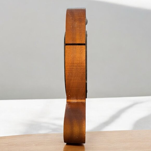 Vintage Wood Beaver Coin Bank Smokey See-Thru Lucite Belly - Picture 3 of 8